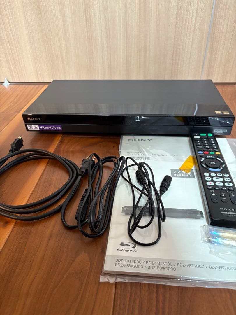 SONY Ultra HD ブルーレイ/DVDレコーダー BDZ-FBW1000
