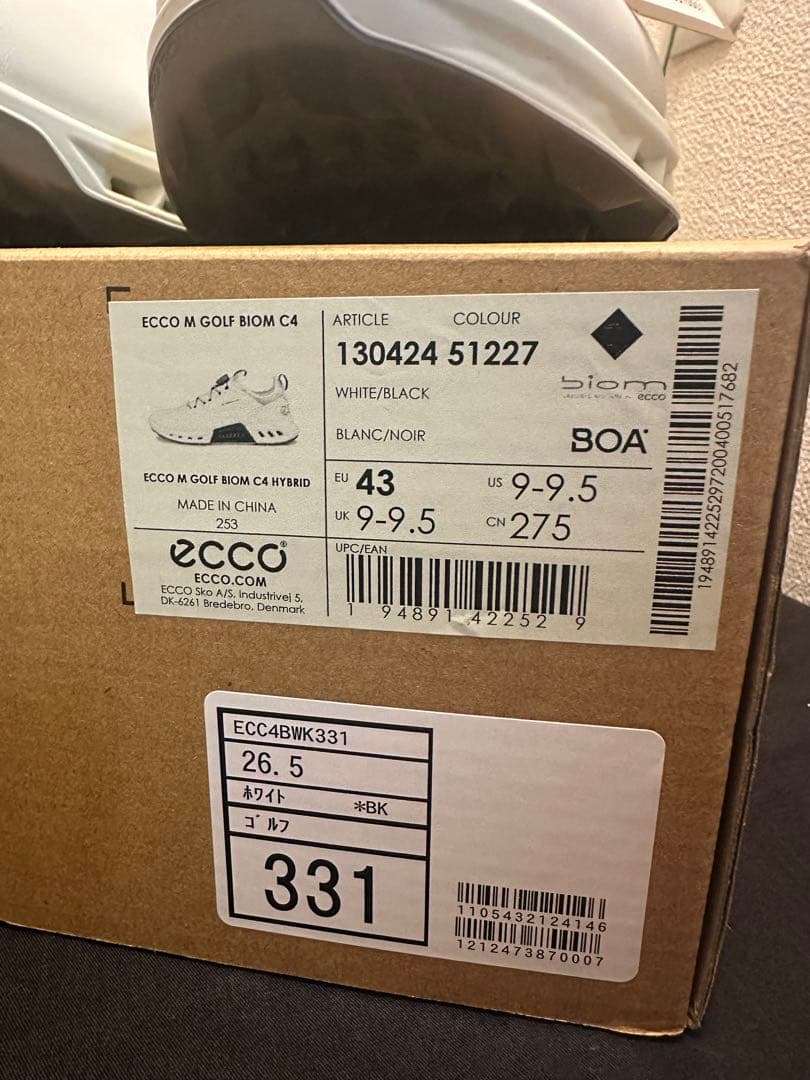 エコー ECCO BIOM C4 BOA GTX 新品未使用