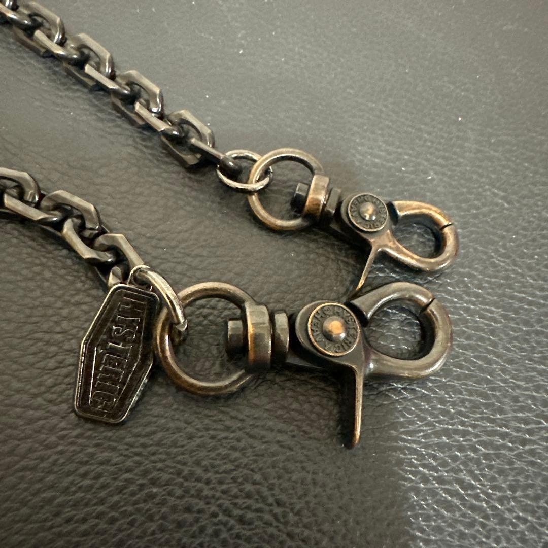 ☆HYSTERIC GLAMOUR☆ウォレットチェーン☆ガンメタ☆65cm☆美品