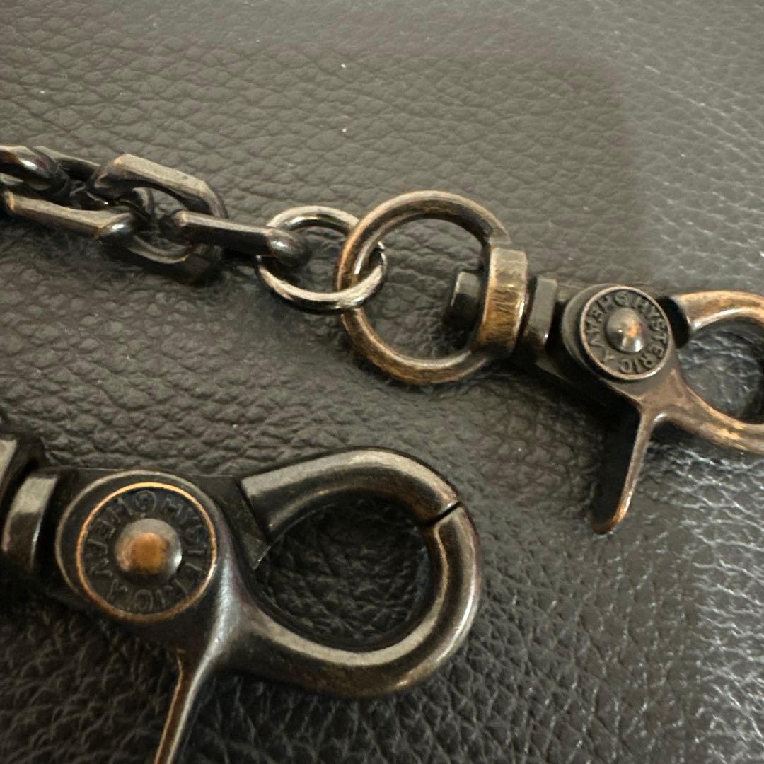 ☆HYSTERIC GLAMOUR☆ウォレットチェーン☆ガンメタ☆65cm☆美品