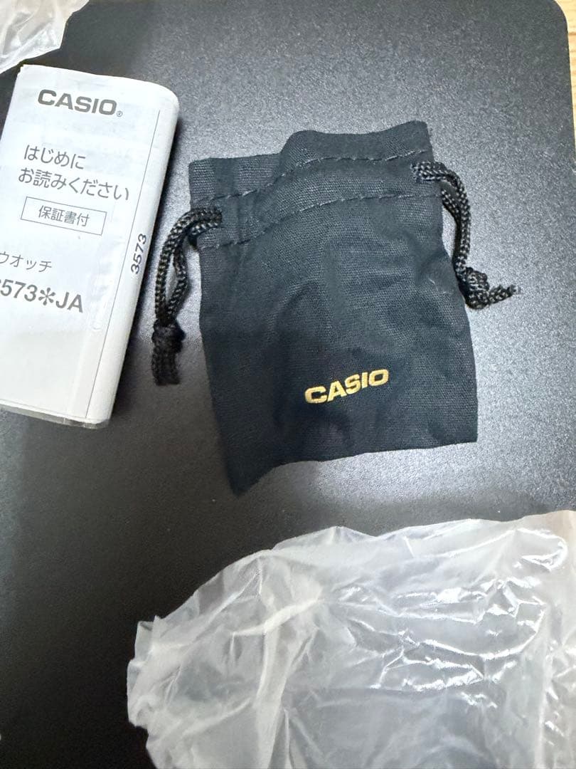 【新品未使用・付属品完備】 CASIO CRW-001-1JR リングウォッチ