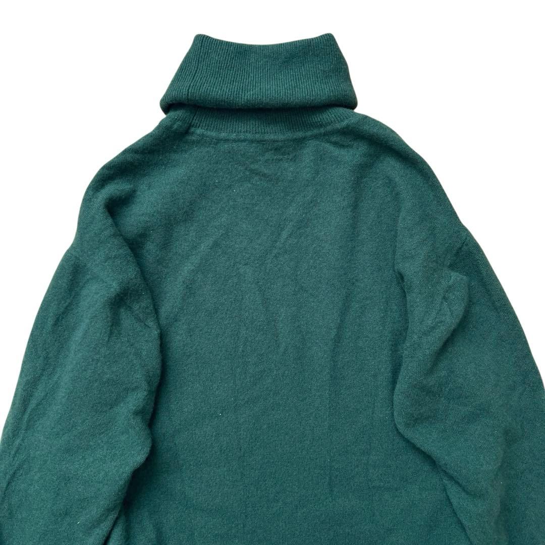 ヴィヴィアンウエストウッド　ウーレンベーシックタートルニットワンピース　緑