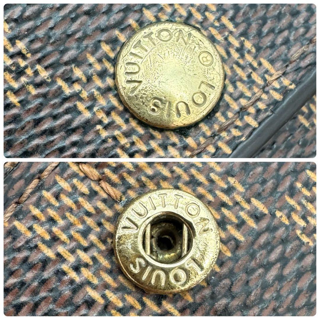 【美品】ルイヴィトン　ダミエ　エベヌ　サラ　長財布　財布　カード10枚