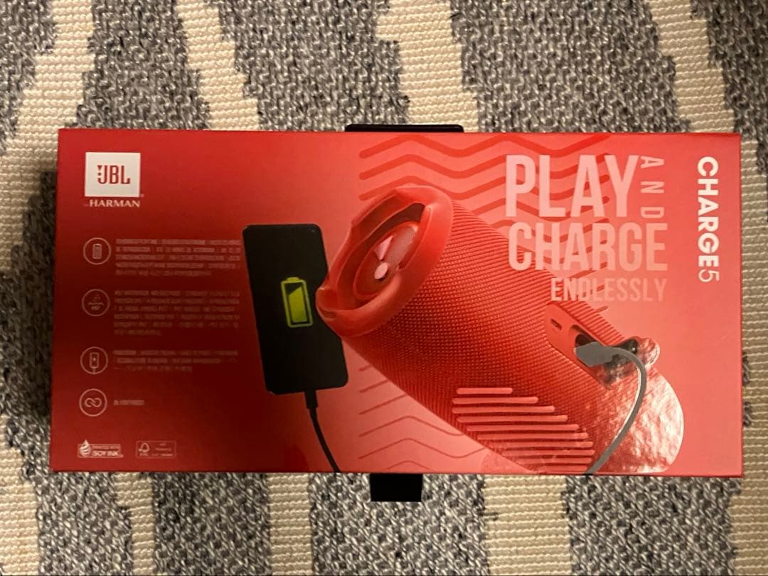 新品未開封　JBL CHARGE5 レッド