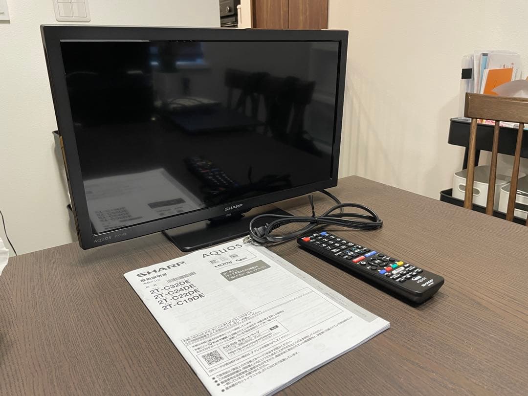 【2021年製】SHARP 19型液晶テレビ 2T-C19DE