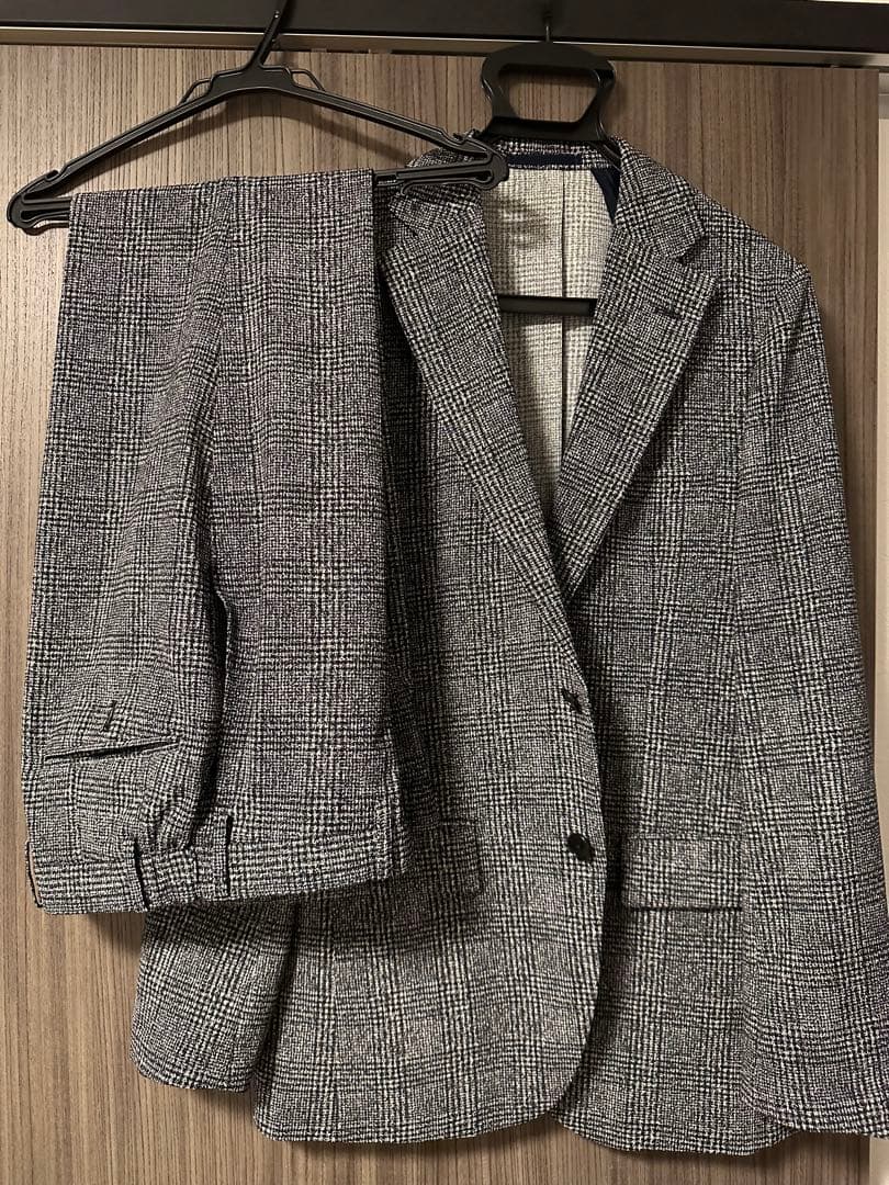 PSFA スーツ セットアップ 春夏用 グレー Lサイズ 試着のみ