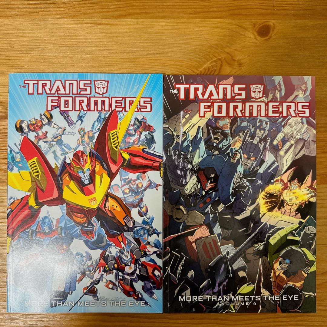 トランスフォーマー　アメコミ　transformers mtmte 1,4 2冊
