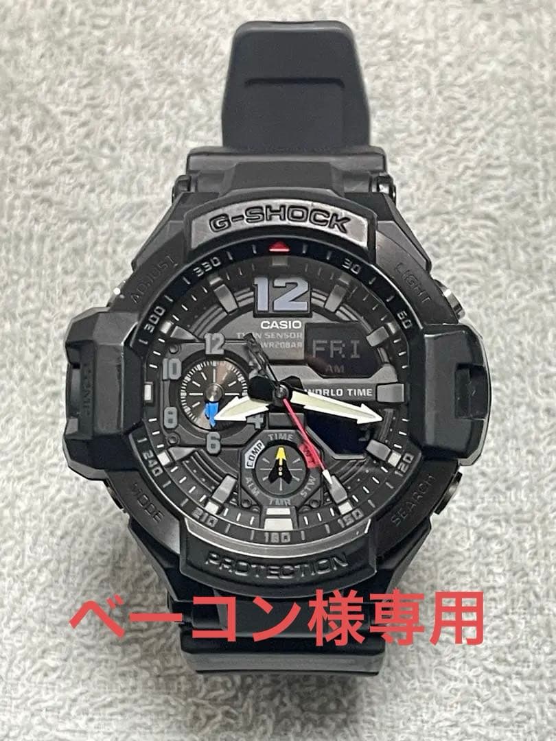 時計 CASlO G-SHOCK GA-1100-1A11 GRAVITYMASTER