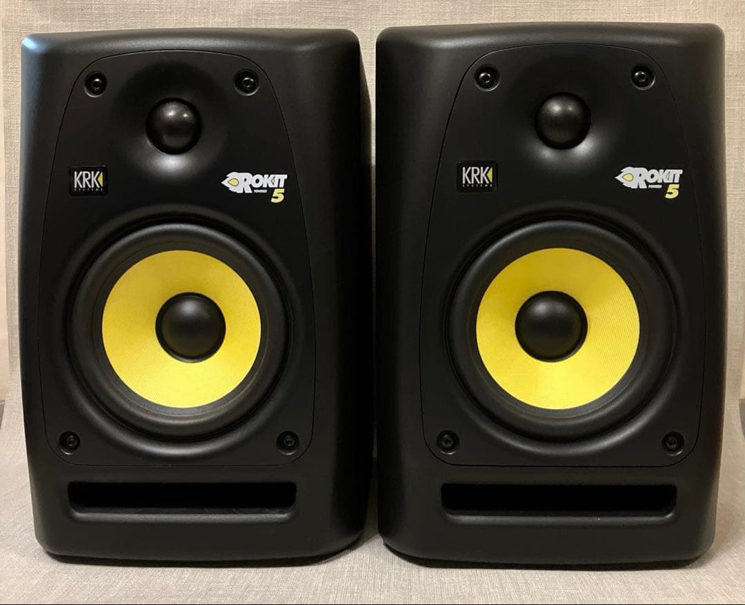 スピーカー　KRK ROKIT5 RPG2 ペア　ケーブル付