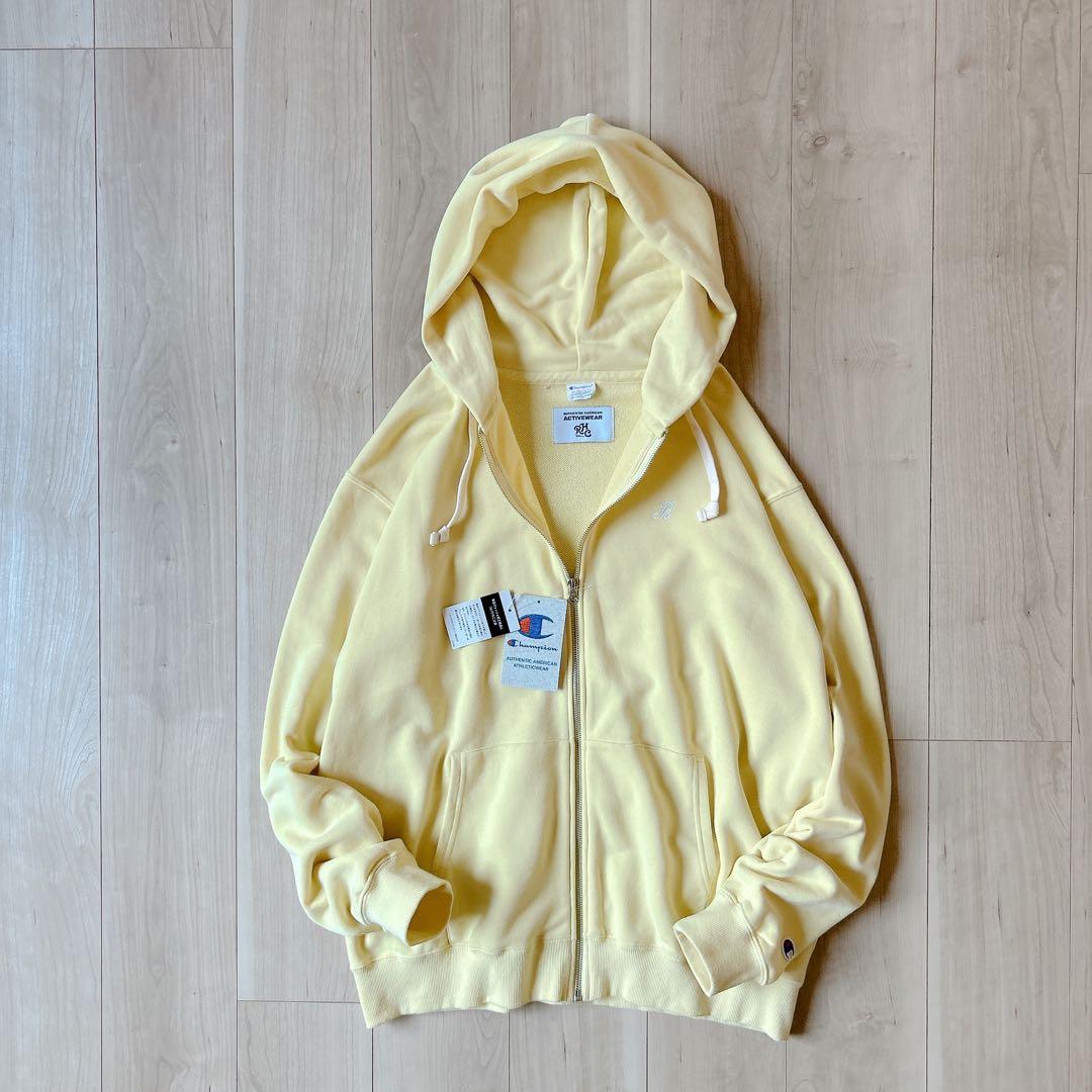 新品タグ付き＊25ss チャンピオン✖️RHC ロンハーマン XL ジップフーディ