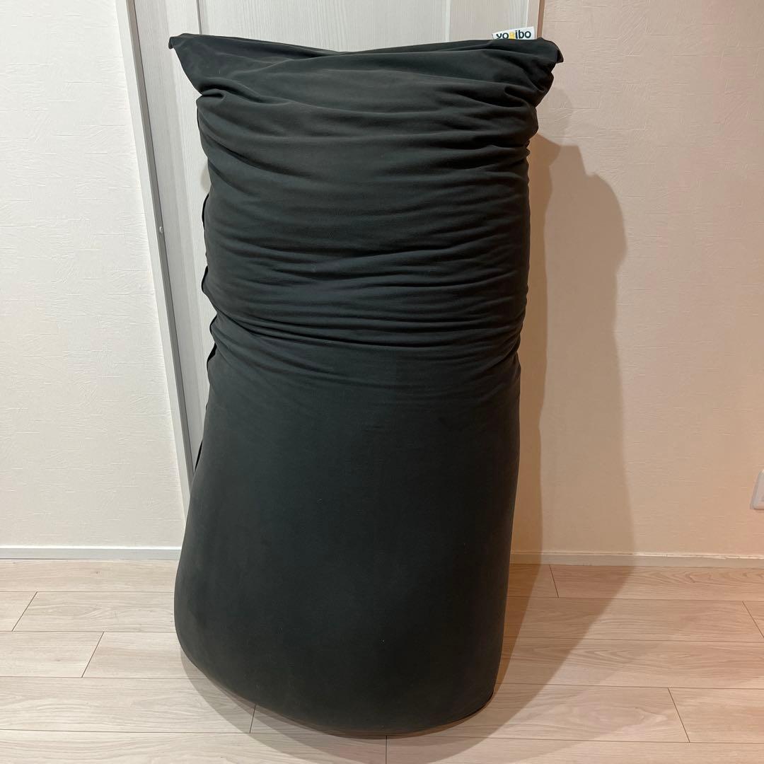 【美品/定価32890円】yoibo max ビーズソファ ブラック※大阪引取