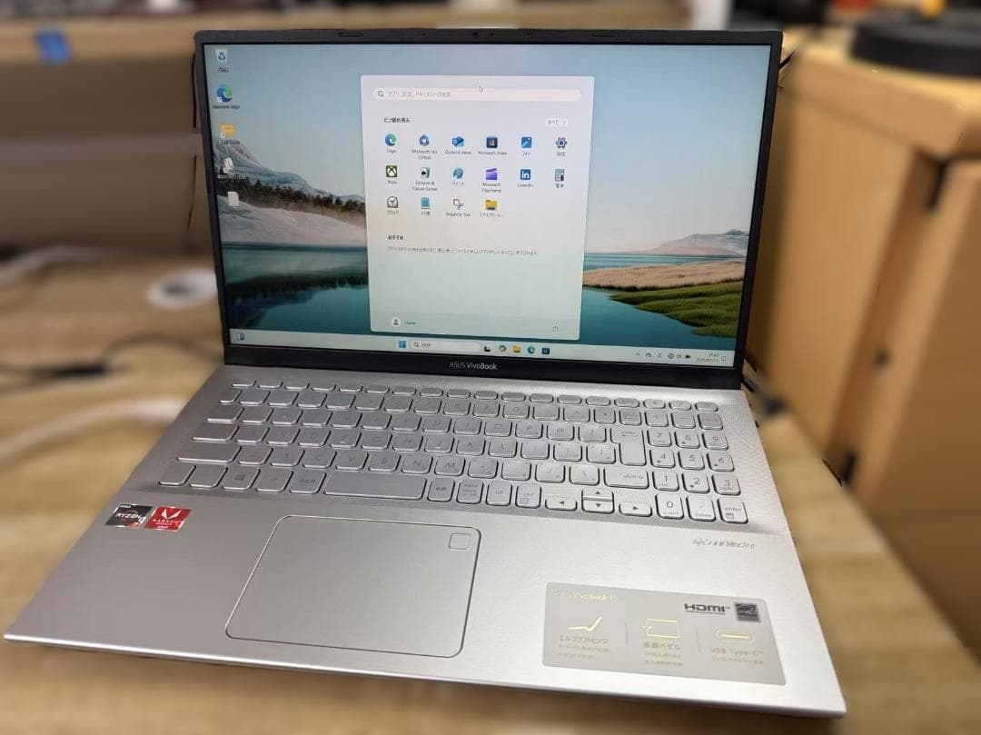 美品ASUS Vivobook 15 Ryzen7 Office2021付き