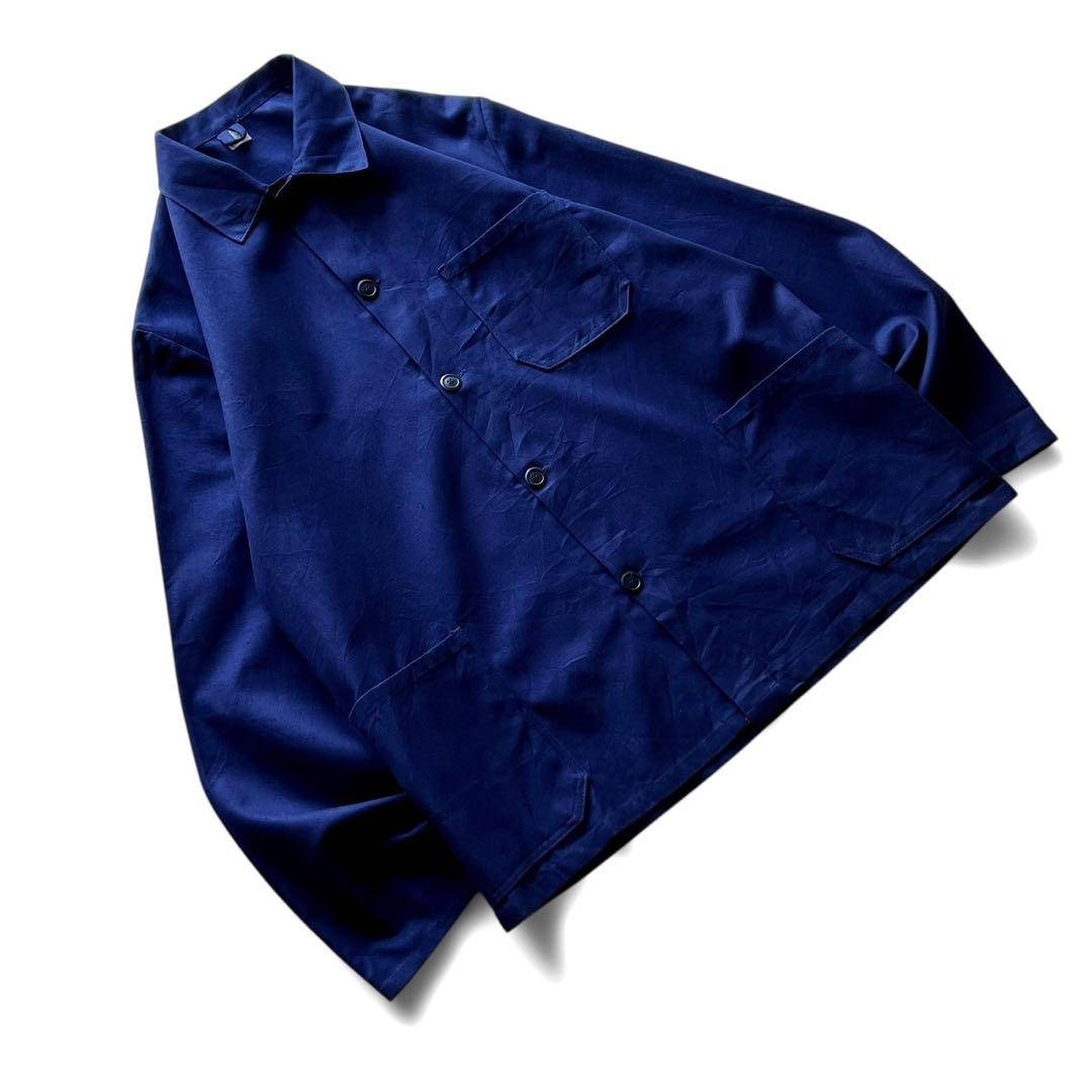 【ヴィンテージ美品】ユーロワークジャケット/インクブルー