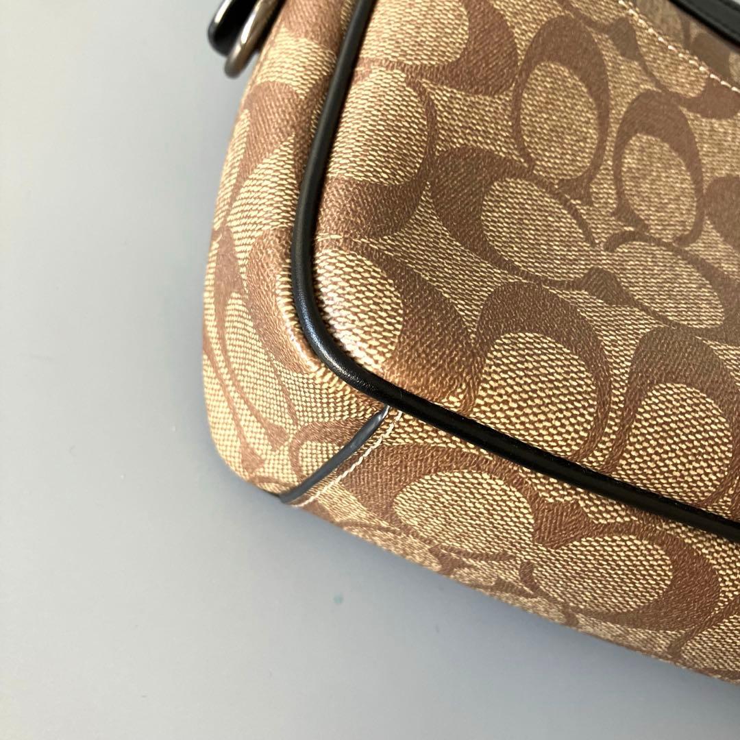 ◆美品 COACH コーチ ショルダーバッグ F50715 シグネチャー