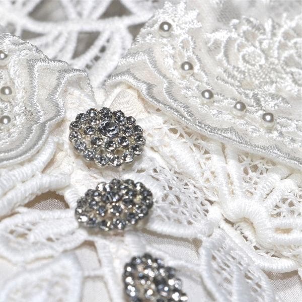 え*な様 セルフポートレイト ワンピース フラワーレース 花柄 クリーム UK8