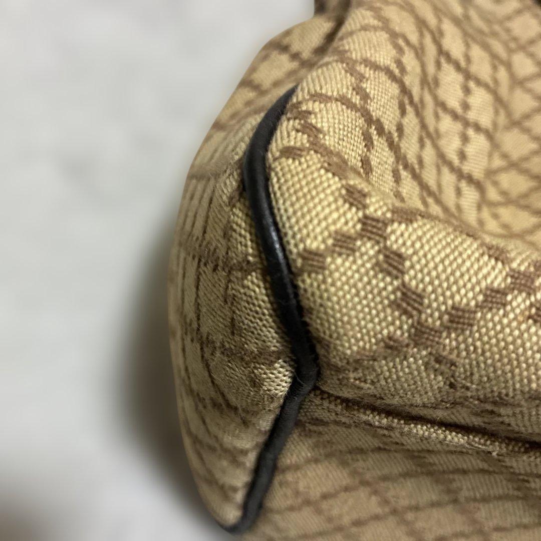 【美品】 GUCCI スーキー ディアマンテ キャンバス レザー バッグ