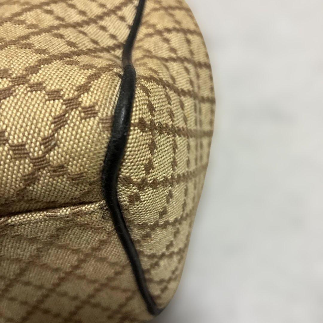 【美品】 GUCCI スーキー ディアマンテ キャンバス レザー バッグ