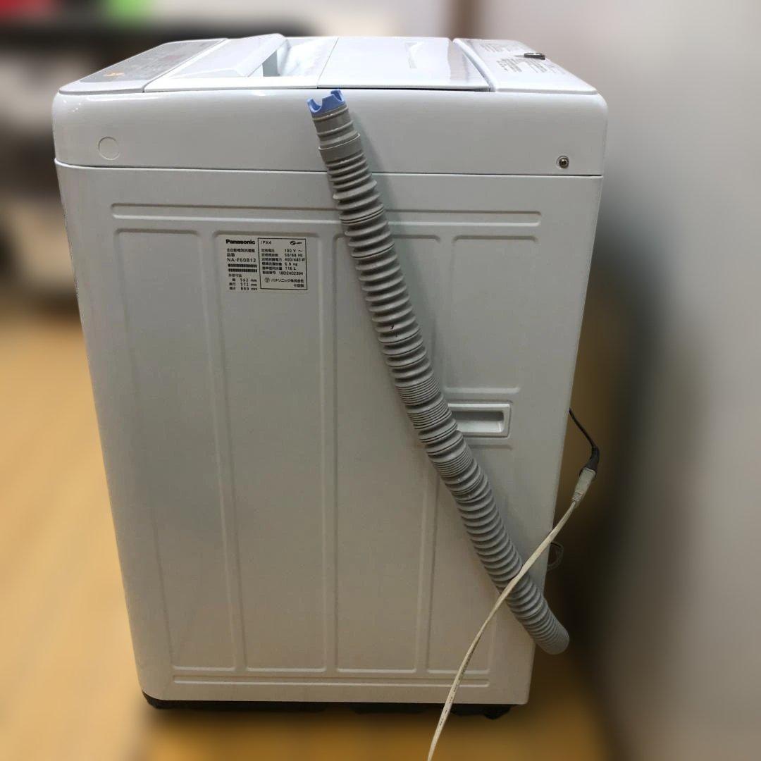 送料無料 パナソニック 洗濯機 NA-F60B12 2018年製 88336