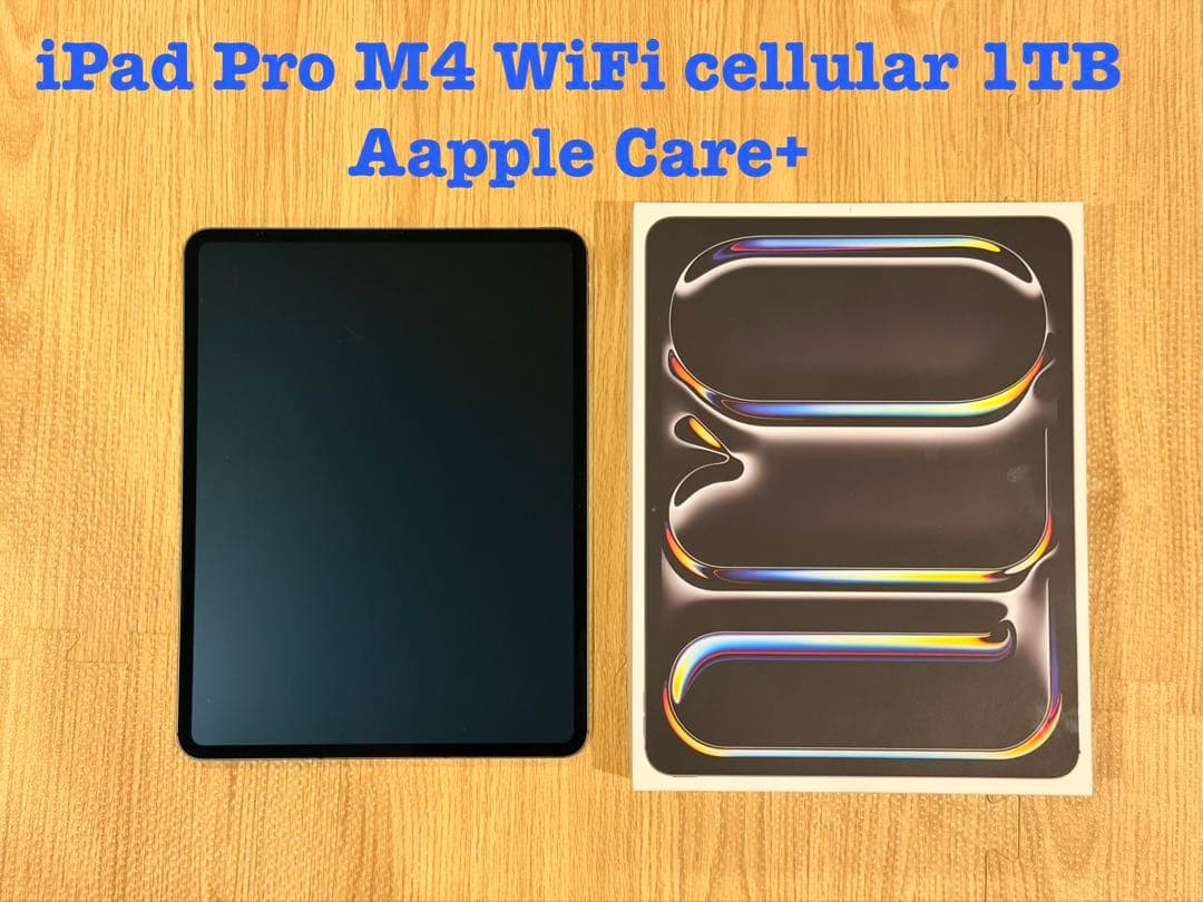 iPad Pro M4 13インチ Cellular Nano 1TB