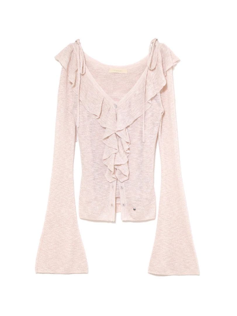 fiona ruffle tops andmary アンドマリー　pink