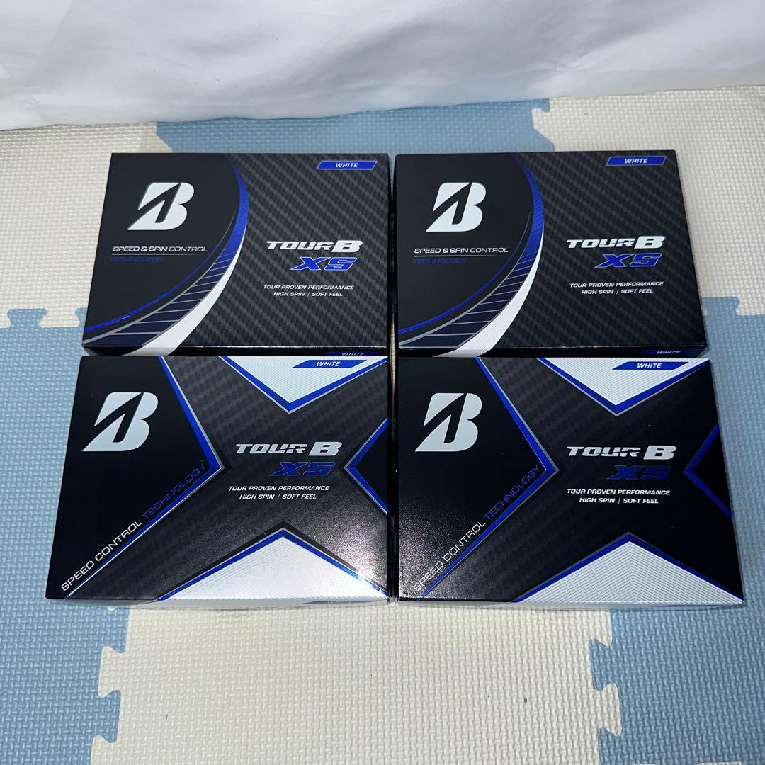 未使用品　ブリヂストン TOUR B XS 4ダース