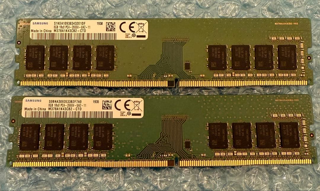 Samsung DDR4 2666 8GB×2 メモリ