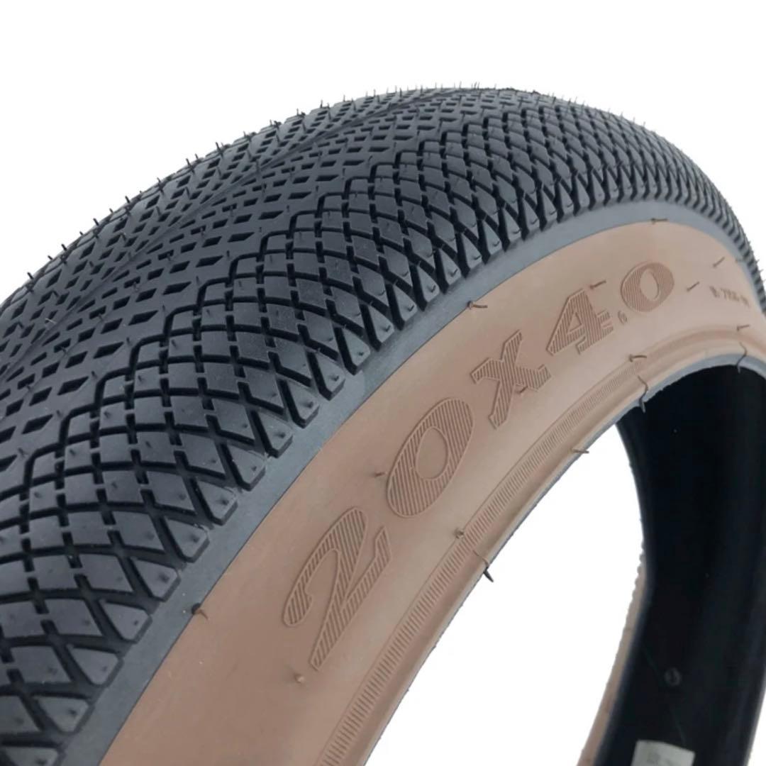 専用　 ブラウンウォール　セミスリックタイヤ　20×4.0 新品