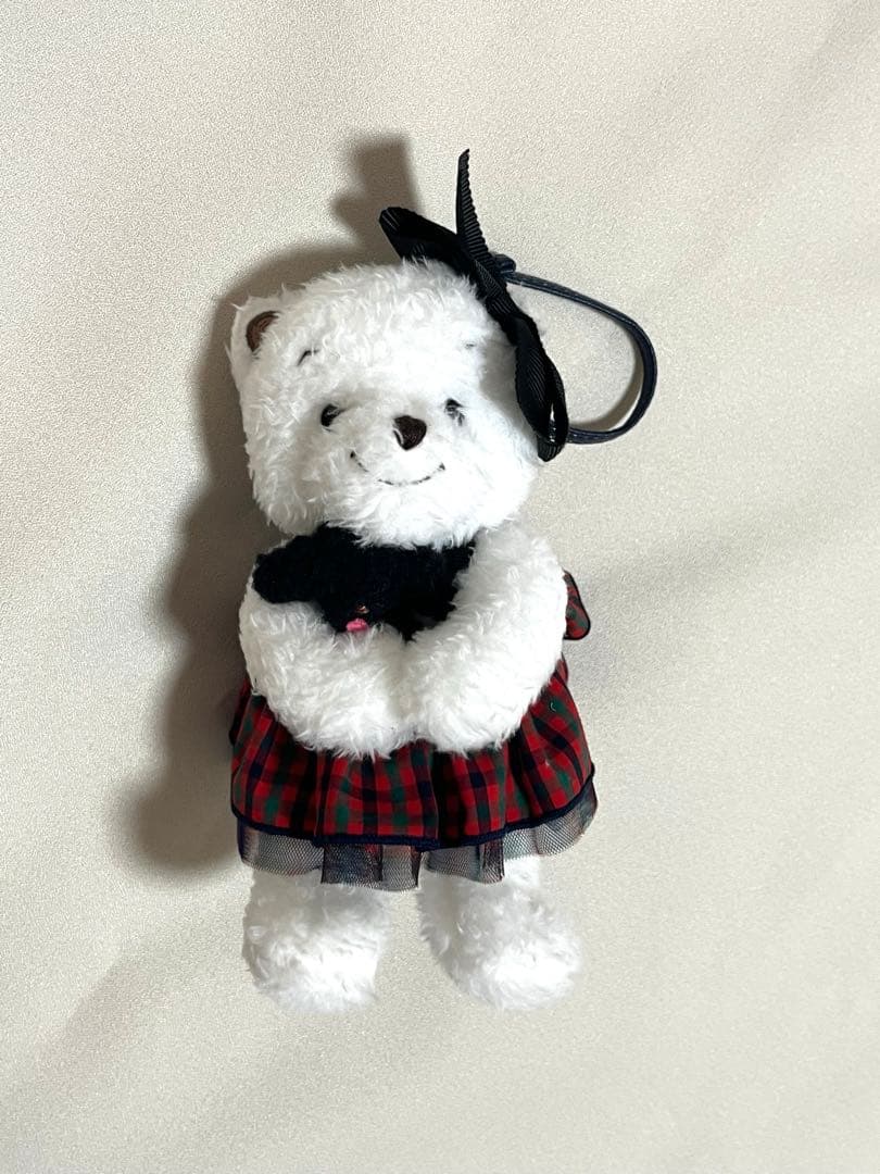 familiar×Bibiy マスコットベアー　赤