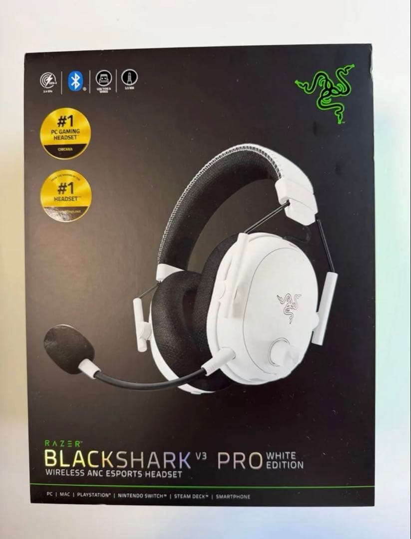 ヘッドホン Razer BLACKSHARK V3 PRO WHITE EDITION