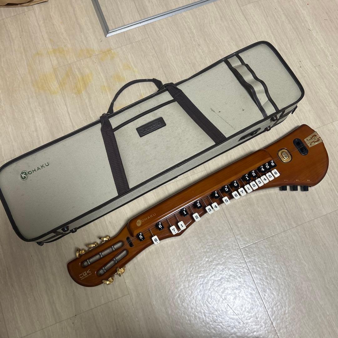 SUZUKI 電気大正琴 KOHAKU こはく ソプラノ CHK-1 ケース付き