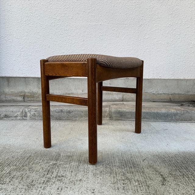 オールド日進木工｜ヴィンテージ｜オークフレーム｜スツール｜②｜