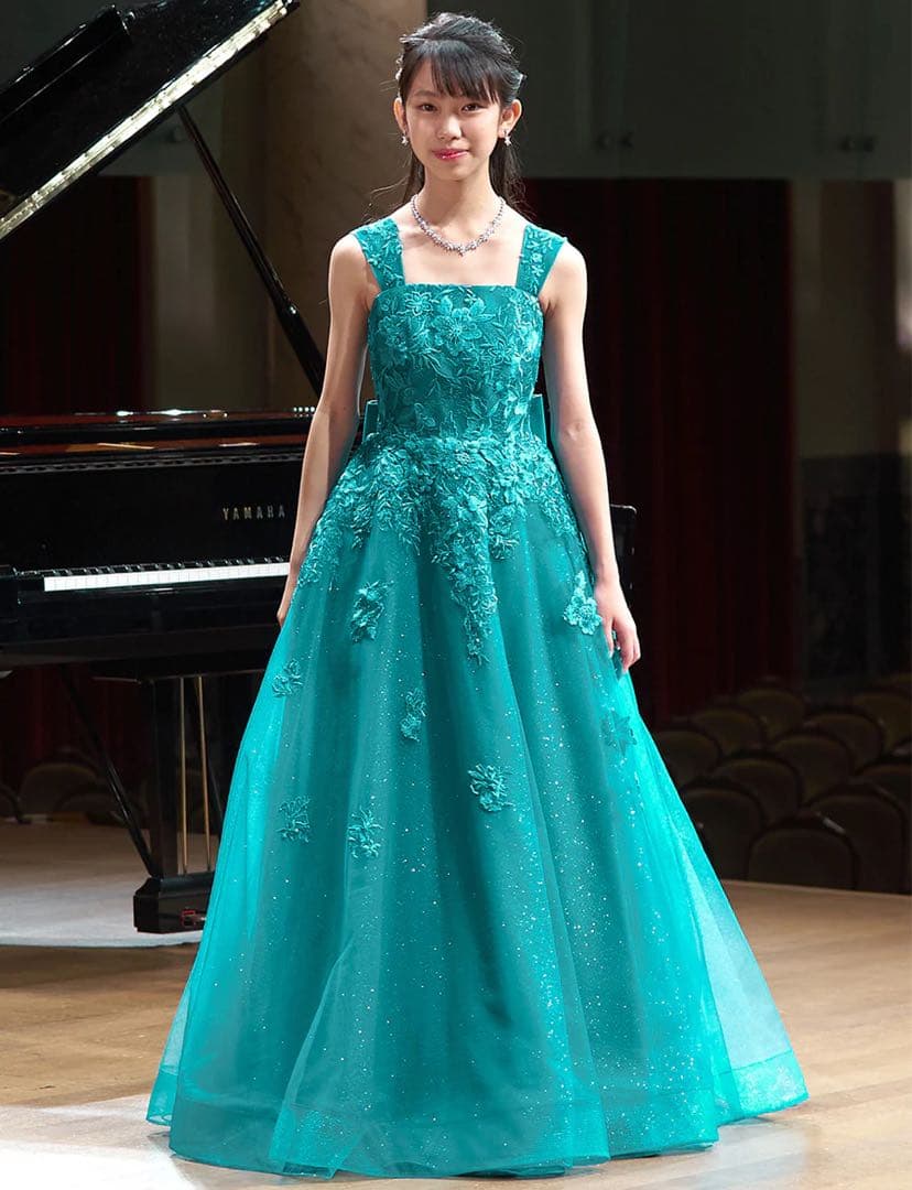 美品　TWEED DRESS ツイードドレス　ジュニアドレス　演奏会ドレス