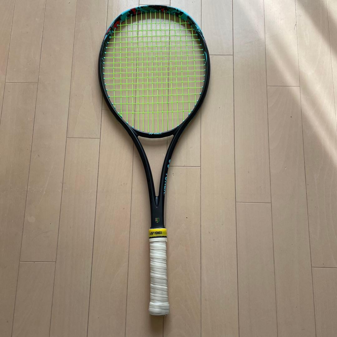 ブラック/イエロー 軟式テニスラケット