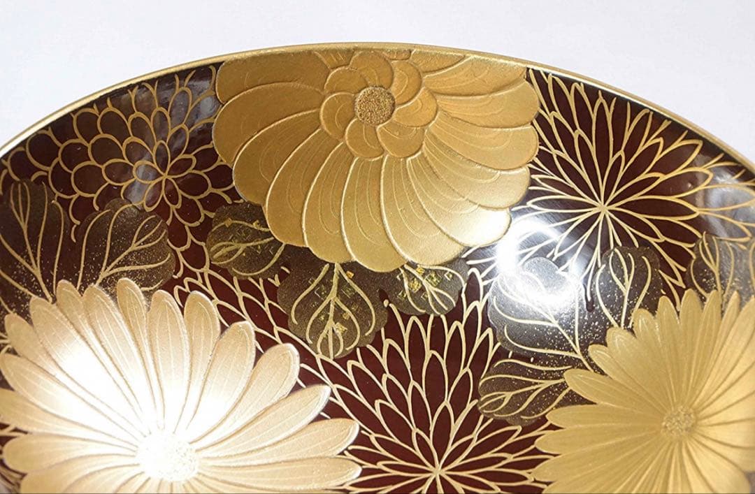 本漆器 金蒔絵　吸物椀 5点セット　茶懐石道具