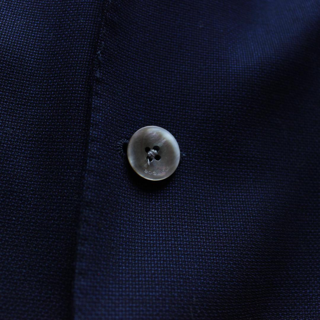 BOGLIOLI DOVER ジャケット シェルボタン ネイビー ホップサック
