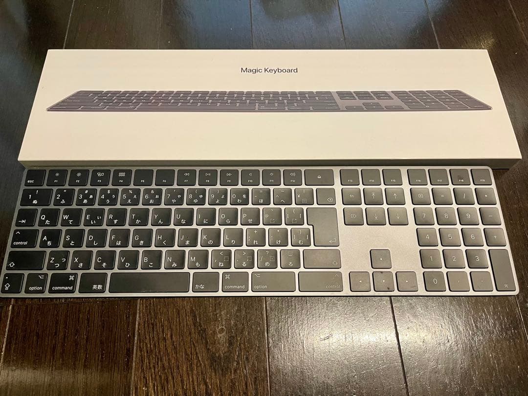 美品AppleMagicKeyboard(テンキー) (JIS) スペースグレイ