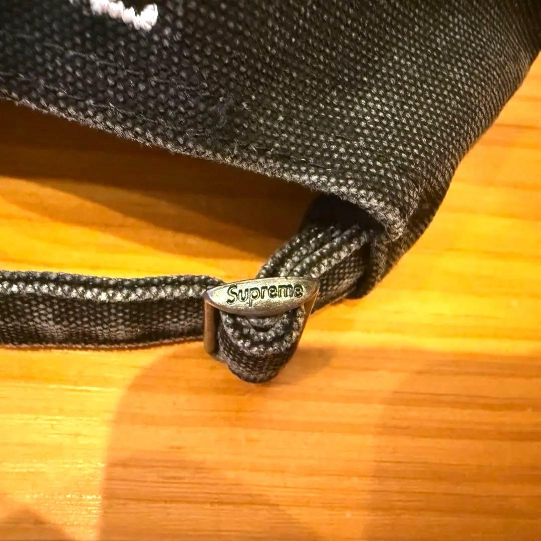 Supreme ブラック キャップ Sロゴ