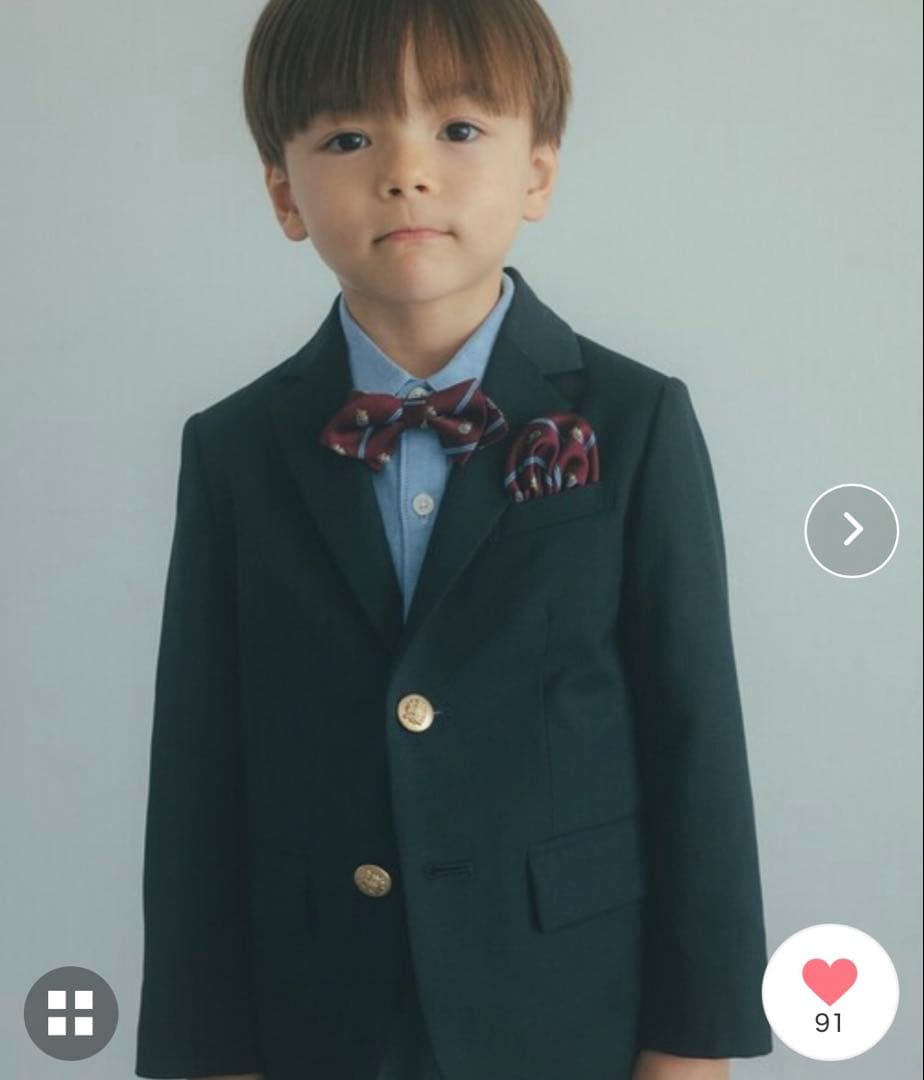 gleen label キッズ　スーツセット