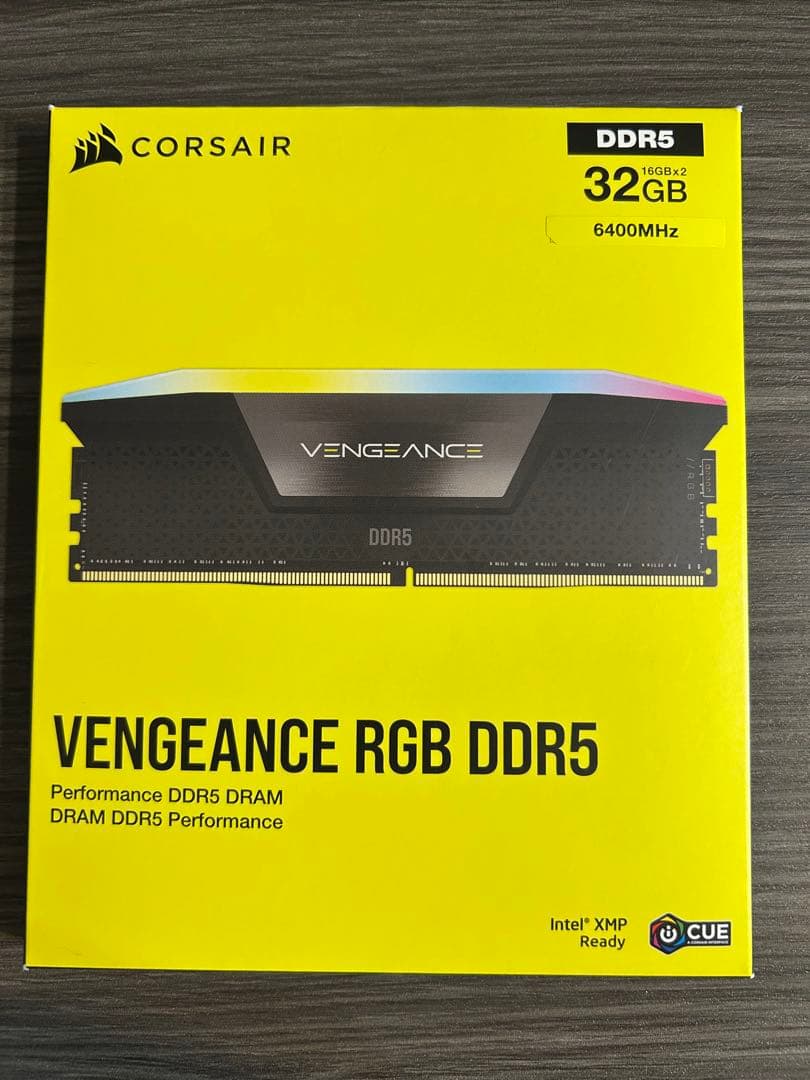 CORSAIR DDR5 VENGEANCE RGB 32GB 16GB×2枚