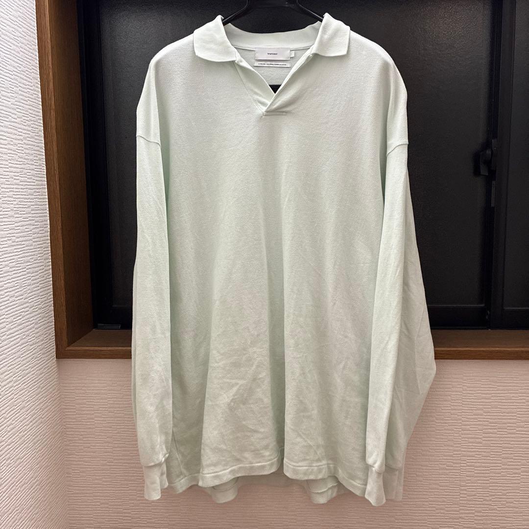 Graphhopper 長袖ポロシャツ ミントグリーン