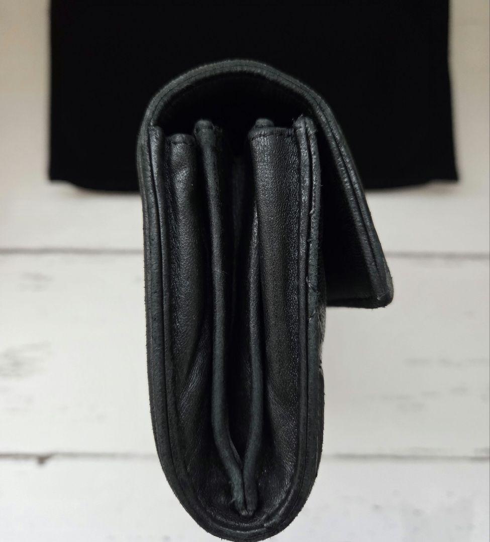 CHANEL　BOY CHANEL　 ブラック キルティング 長財布