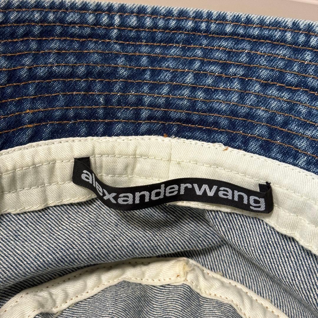 alexander wang デニム バケットハット　ワンサイズ　ユニセックス