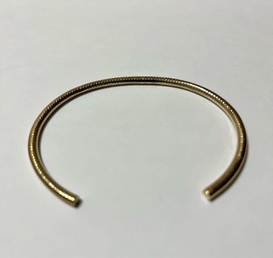 Saint Laurent サンローラン　ゴールド　バングル　ブレスレット