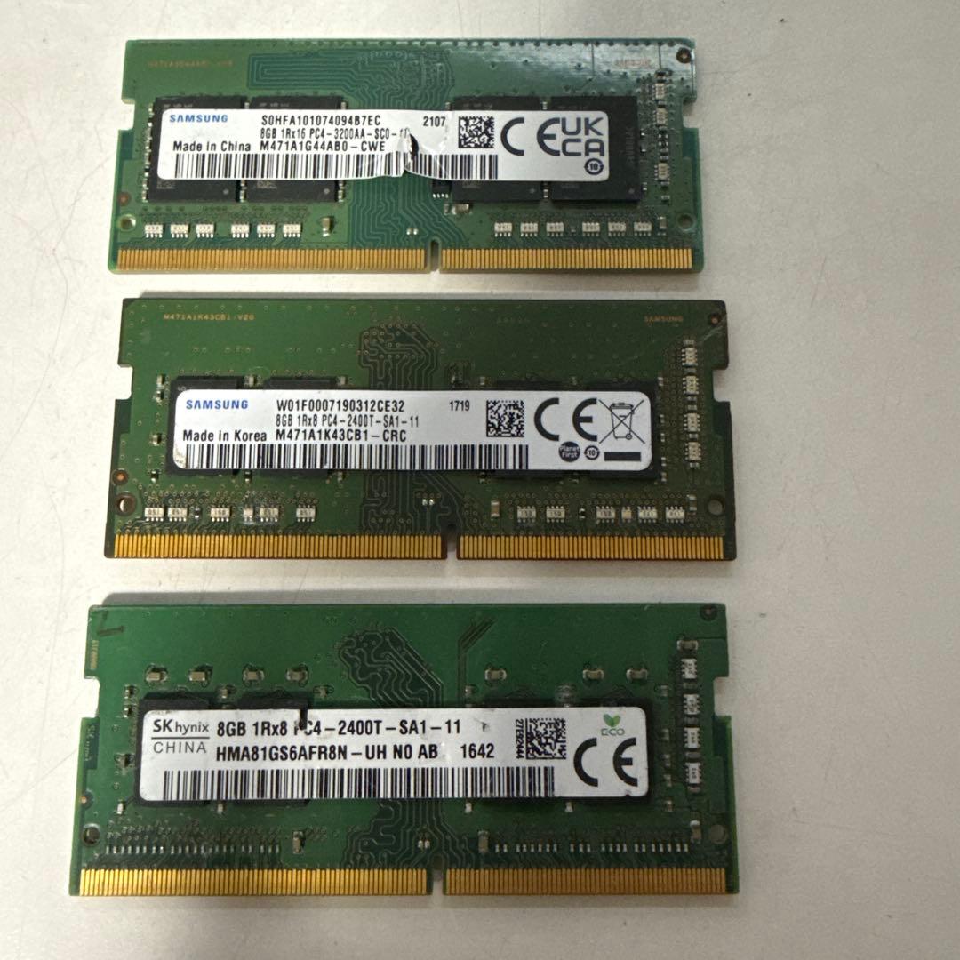 Samsung DDR4 メモリ PC4 8GB 3枚