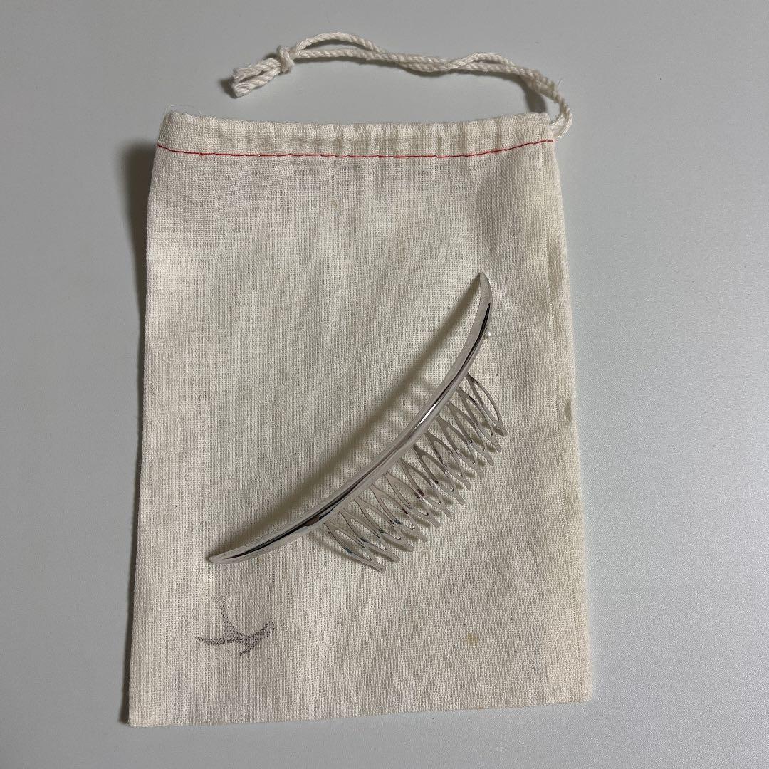 シルバー　パール付き　完売品　プリュイ　pluie