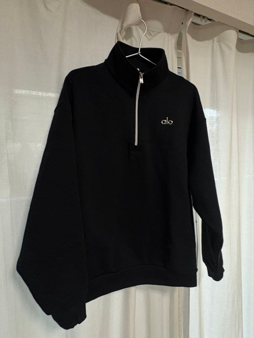 【公式店オンライン購入】ALO 1/4ジップスウェット　XS