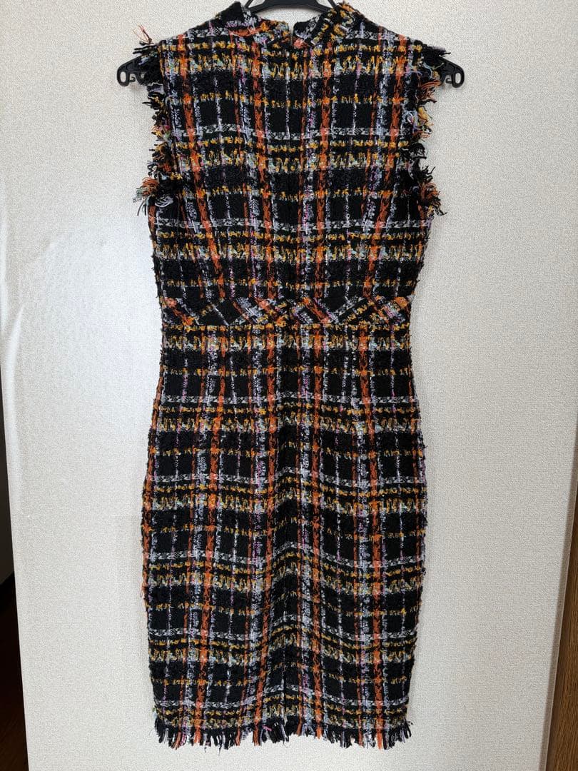 【DEA./ディア】ノースリーブ/ ツイード/ フリンジ/ タイト