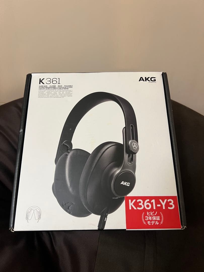 AKG K361-Y3 ブラック ヘッドフォン