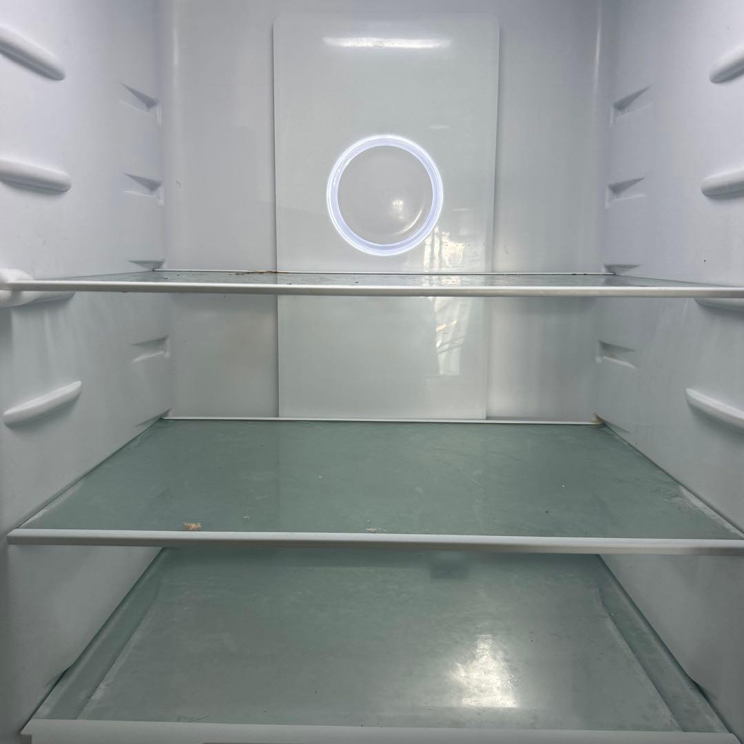 ブラック フレンチドア冷蔵庫　IRIS OHYAMA