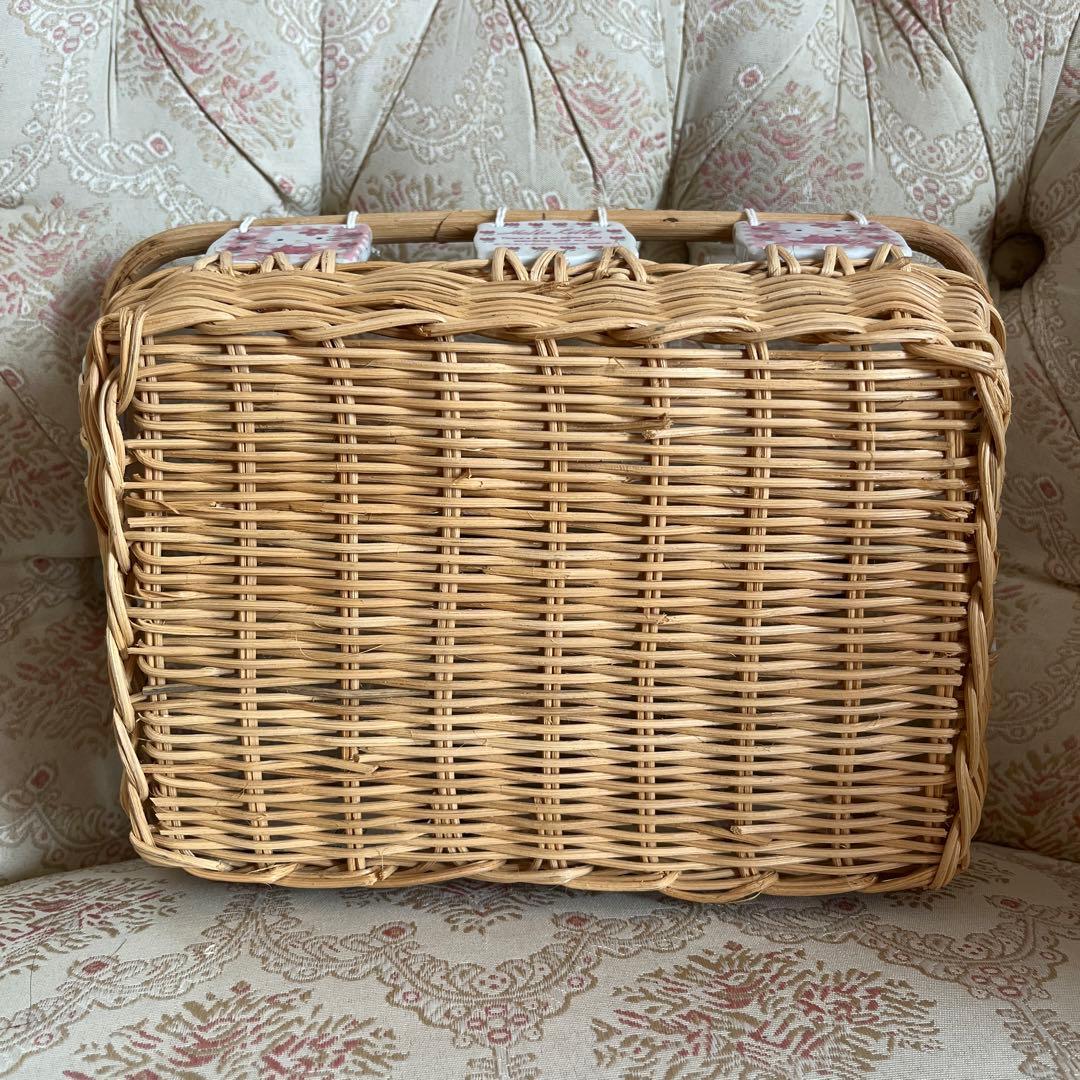 レトロ☆未使用☆タグ付き☆キティ☆カゴ☆籠